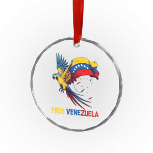 American Venezuela Support Freedom Crystal Glass Ornament Venezuelan Free TS12 Print Your Wear