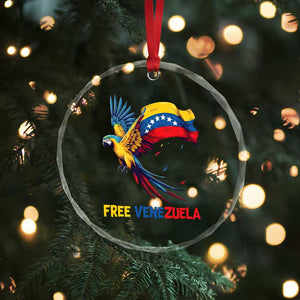 American Venezuela Support Freedom Crystal Glass Ornament Venezuelan Free TS12 Print Your Wear