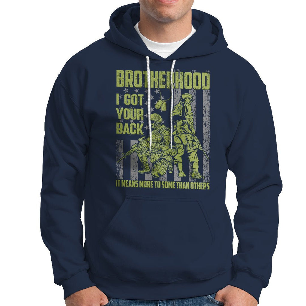 American Veteran Hoodie Brotherhood Means More To Some Than Others TS02 Printyourwear