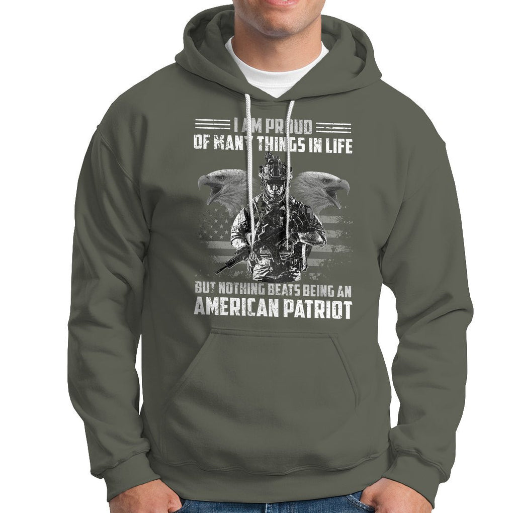 American Veteran Hoodie I Am Proud Of Many Things In Life But Nothing Beats Being An American Patriot TS02 Printyourwear