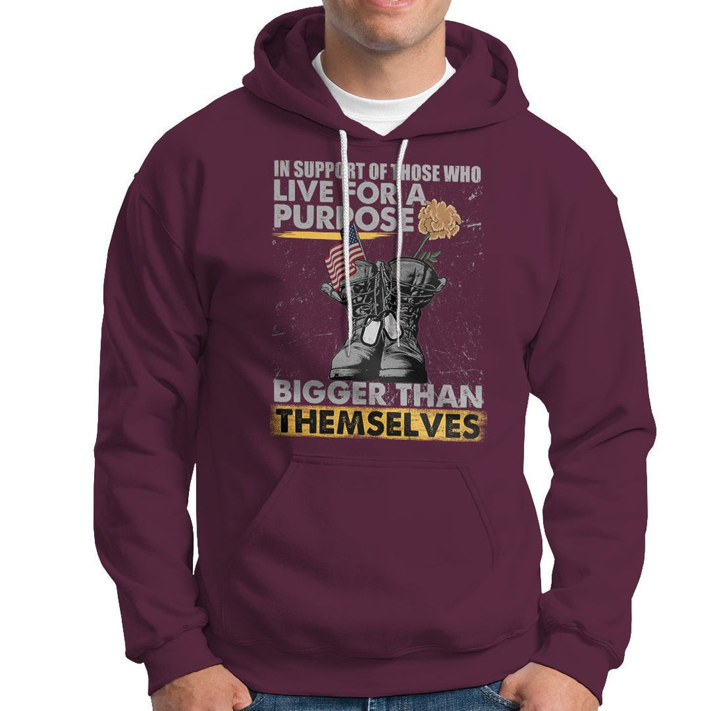 American Veteran Hoodie In Support Of Those Who Life For A Purpose Bigger Than Themselves TS02 Printyourwear