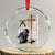 American Welder Crystal Glass Ornament Welding USA Flag Christian Cross - Print Your Wear