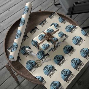 Ancient Greek Mythology Poseidon Dartist Wrapping Paper Roll Dart King Of The Sea Trident TS12 Beige Print Your Wear