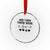And Then There Were Four Crystal Glass Ornament Pregnancy Baby Announcement With Dog TS10 Transparent Glass 3'' Circle Print Your Wear