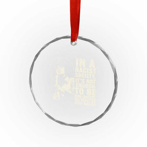 Angela Davis Inspirational Quote Crystal Glass Ornament TS14 Print Your Wear