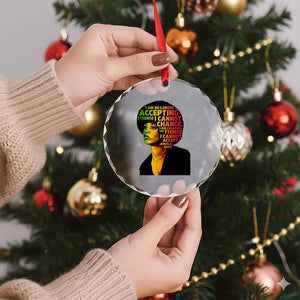 Angela Davis Inspirational Quote Crystal Glass Ornament Black History Month Afro Woman Activist TS10 Print Your Wear
