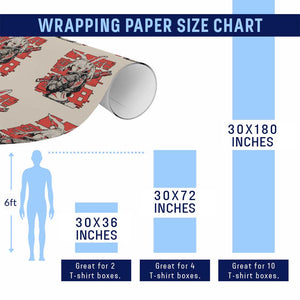 Anime Manga Cyberpunk Wrapping Paper Roll Techwear Harajuku Style Bunny Girl TS02 Print Your Wear