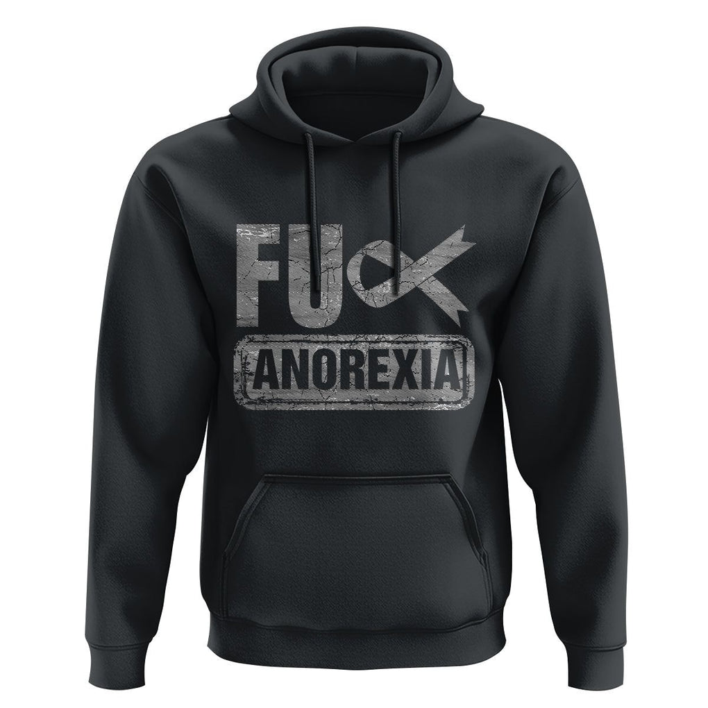 Anorexia Awareness FU Eating Disorders Hoodie TS09 Black Printyourwear