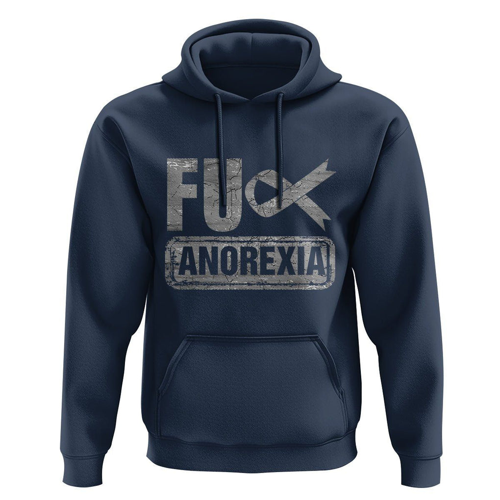 Anorexia Awareness FU Eating Disorders Hoodie TS09 Navy Printyourwear
