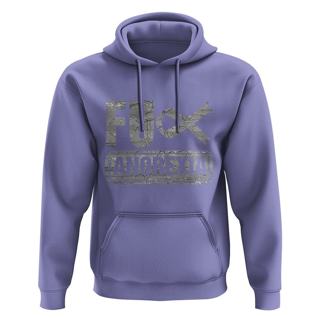 Anorexia Awareness FU Eating Disorders Hoodie TS09 Violet Printyourwear