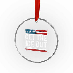 Anti ICE Immigration Protest Human Rights Crystal Glass Ornament TS14 Print Your Wear