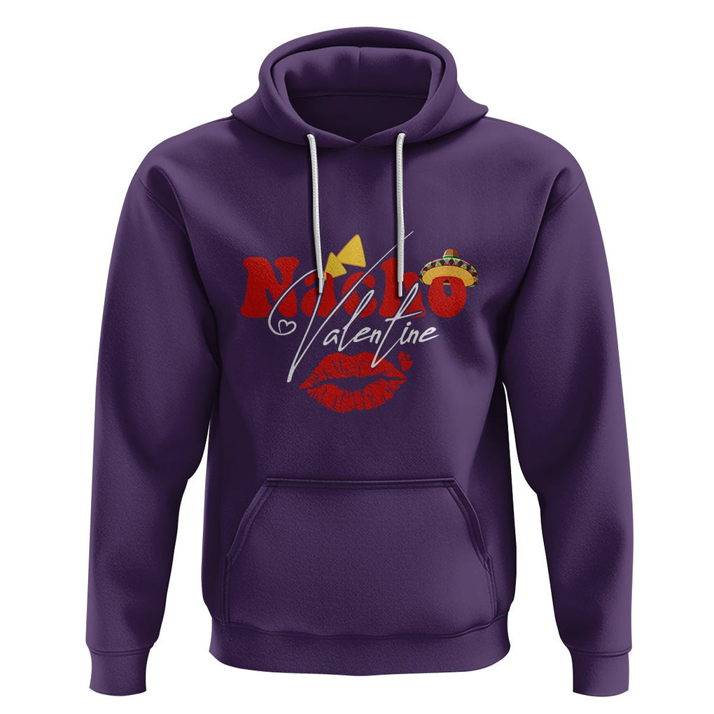 Anti Valentines Day Hoodie Nacho Valentine Mexico Food Sexy Lips Mexican Girls Women TS02 Purple Printyourwear