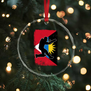 Antigua and Barbuda Cricket Crystal Glass Ornament Retro Vintage Sport Antiguan Flag West Indies Cricket Fan TS10 Print Your Wear