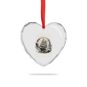 April Showers Bring May Flowers And Mayflowers Bring Smallpox Heart Crystal Glass Ornament History Lover TS11 Print Your Wear