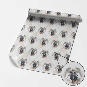 Archangel Saint Michael Warrior Wrapping Paper Roll Catholic Protection Gift TS12 Christmas Plaid Print Your Wear