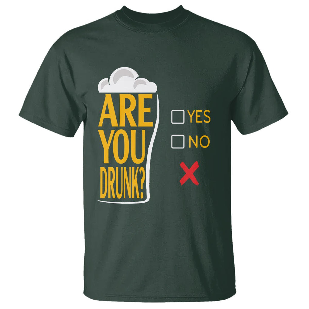 Are You Drunk? Funny Beer Lover Drinking Bar Party T Shirt TS09 Printyourwear