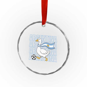 Argentina Soccer Football Crystal Glass Ornament Silly Goose Argentinian Flag Fan Supporter TS14 Print Your Wear