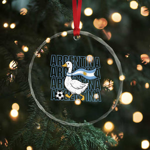Argentina Soccer Football Crystal Glass Ornament Silly Goose Argentinian Flag Fan Supporter TS14 Print Your Wear