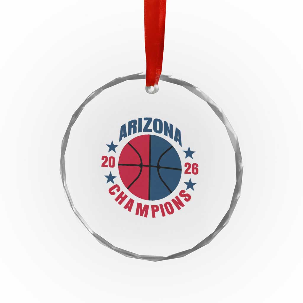 Arizona Champions Pride Crystal Glass Ornament Professional Basketball Fan Gift TS12 Print Your Wear
