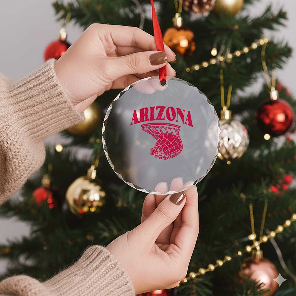 Arizona Fan Crystal Glass Ornament Southwest Basketball Sports Lover TS12 Print Your Wear