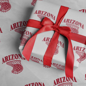 Arizona Fan Wrapping Paper Roll Southwest Basketball Sports Lover TS12 White Print Your Wear