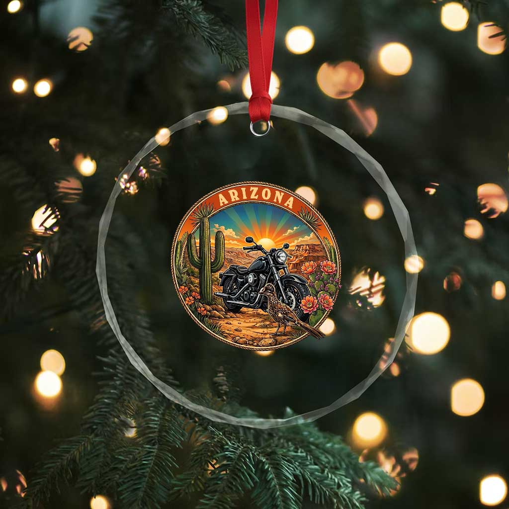 Arizona Pride Crystal Glass Ornament Adventure Scenic Journey Southwest USA TS12 Print Your Wear