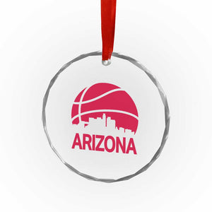 Arizona Skyline State Pride Crystal Glass Ornament Modern Urban Hoops Basketball TS12 Print Your Wear