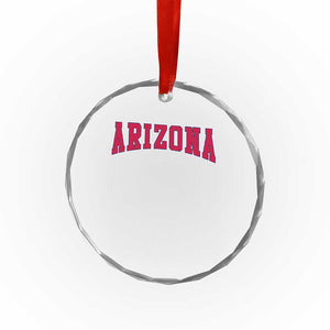 Arizona Sports Fan Vintage Bold Throwback AZ State Crystal Glass Ornament TS11 Print Your Wear