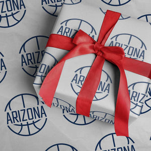 Arizona State Pride Wrapping Paper Roll Grand Canyon State Basketball Gift TS12 White Print Your Wear