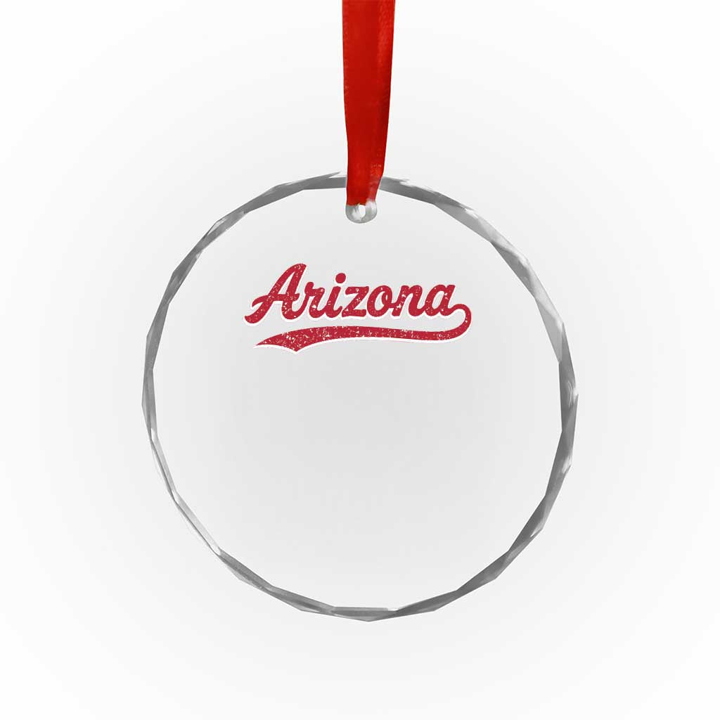 Arizona Varsity Script Classic Sports Jersey Style Crystal Glass Ornament TS11 Print Your Wear