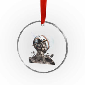 Astronaut Baseball Player Crystal Glass Ornament Distressed Houston Clutch City Sports Fans TS10 Print Your Wear