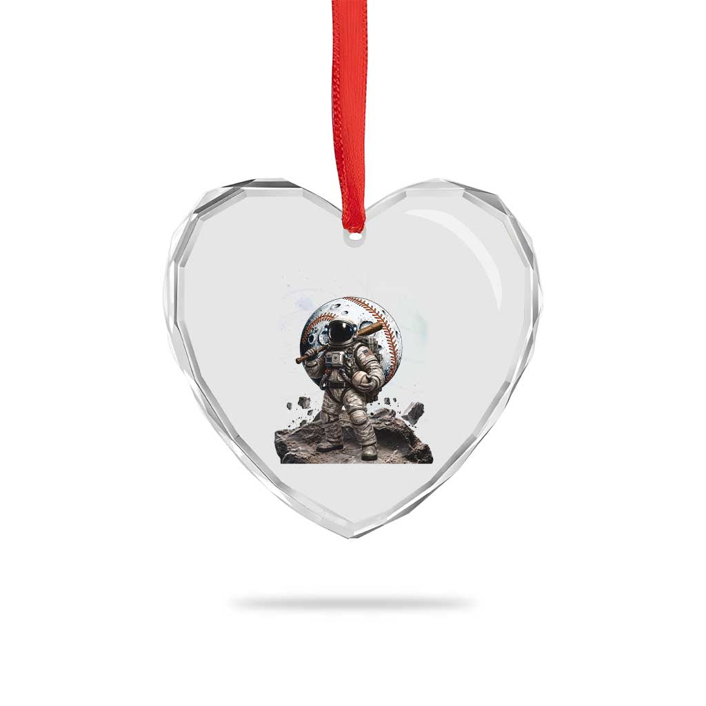 Astronaut Baseball Player Heart Crystal Glass Ornament Distressed Houston Clutch City Sports Fans TS10 Print Your Wear