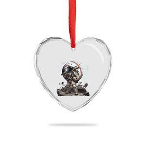 Astronaut Baseball Player Heart Crystal Glass Ornament Distressed Houston Clutch City Sports Fans TS10 Print Your Wear