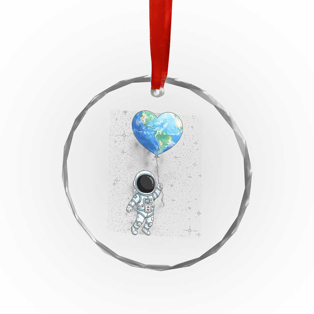 Astronaut Protect The Planet Crystal Glass Ornament Earth Day Gift TS12 Print Your Wear