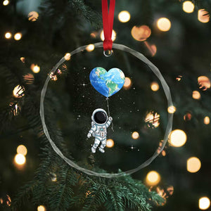 Astronaut Protect The Planet Crystal Glass Ornament Earth Day Gift TS12 Print Your Wear