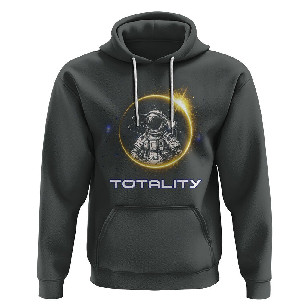 Astronaut Total Solar Eclipse Hoodie Totality Astronomy Lover TS02 Dark Heather Printyourwear