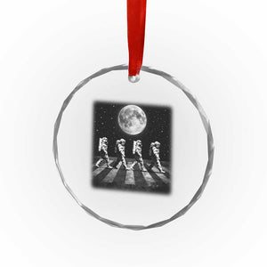 Astronauts Walking In Space Galaxy Moon Planet Crystal Glass Ornament TS11 Print Your Wear