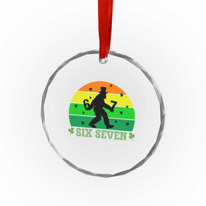 Aur Naur Bigfoot Meme Crystal Glass Ornament Funny Sasquatch Sarcastic Oh No Australian Accent TS14 Print Your Wear