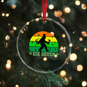 Aur Naur Bigfoot Meme Crystal Glass Ornament Funny Sasquatch Sarcastic Oh No Australian Accent TS14 Print Your Wear