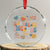 Autism Acceptance Crystal Glass Ornament Choose To Include Inclusion Matters TS02 Transparent Glass 3'' Circle Print Your Wear