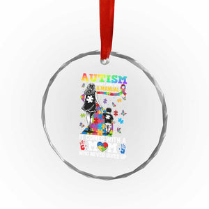 Autism Acceptance Crystal Glass Ornament Doesn't Come with a Manual Autism Mom TS14 Print Your Wear