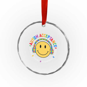 Autism Awareness Acceptance Crystal Glass Ornament Special Education Teacher Kids TS02 Print Your Wear