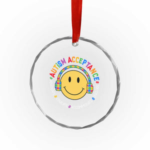 Autism Awareness Acceptance Crystal Glass Ornament Special Education Teacher Kids TS02 Print Your Wear