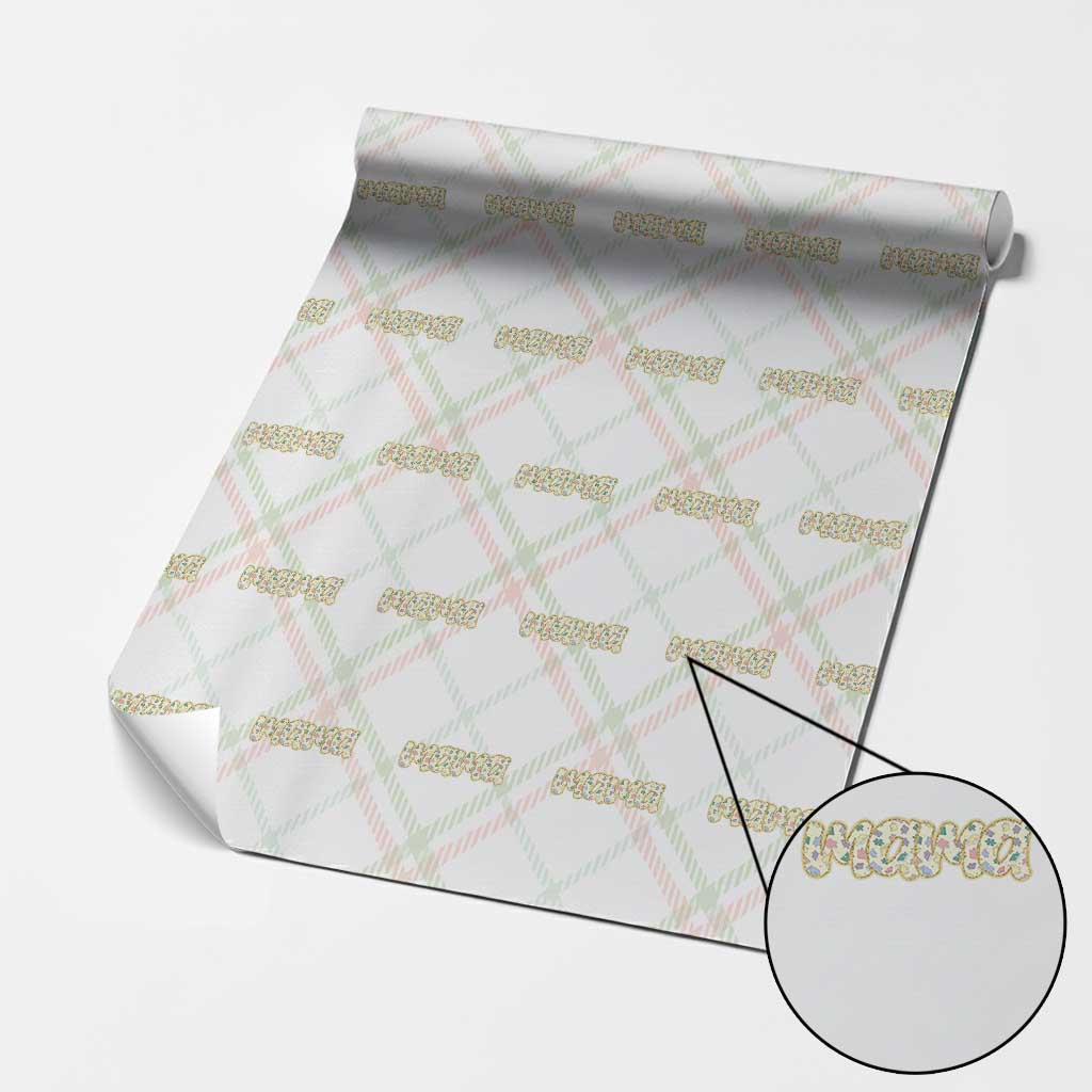 Autism Mama Wrapping Paper Roll Autism Awareness Mental Health Puzzle Glitter Print TS11 Christmas Plaid Print Your Wear