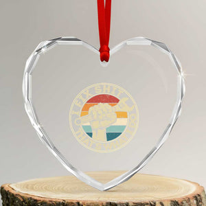 Auto Mechanic Dad Gift Heart Crystal Glass Ornament Vintage I Fix Shit Thats What I Do TS12 Transparent Glass 3'' Heart Print Your Wear