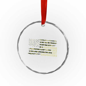 Awesome Like My Daughters Crystal Glass Ornament Parents' Day Camo American Flag TS02 Print Your Wear
