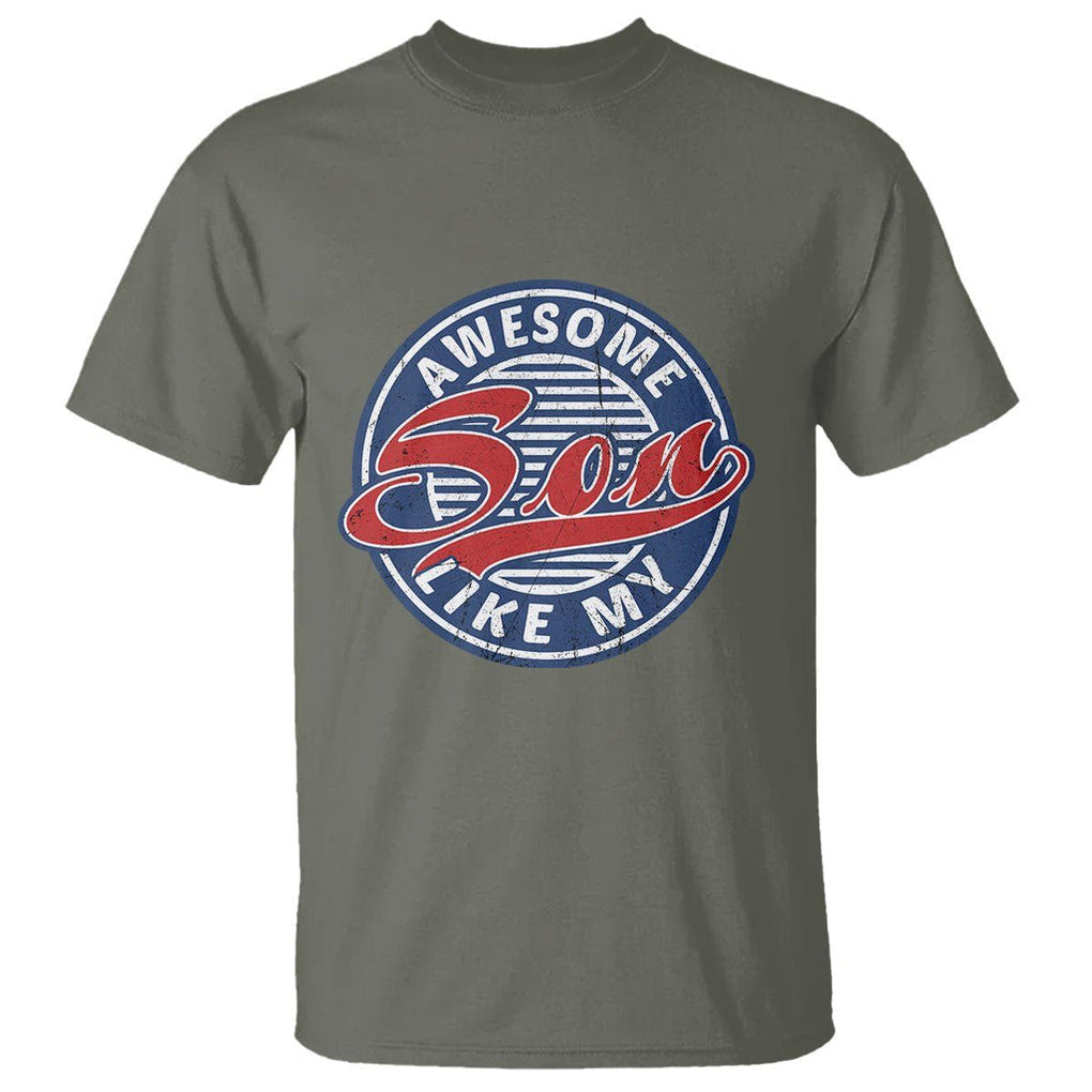 Awesome Like My Son Gag Gift for Parents' Day from Children Sons T Shirt TS02 Printyourwear