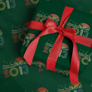Awesome Since 2013 Wrapping Paper Roll 13th Birthday 13 Year Old Son Boy TS10 Green Print Your Wear