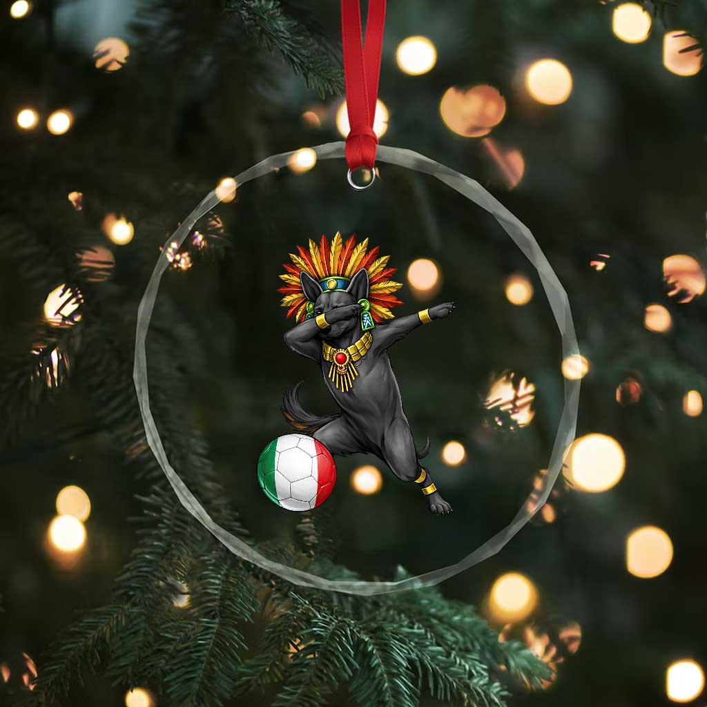 Aztec Xolo Dog Soccer Crystal Glass Ornament Mexican Heritage Fan Gift TS12 Print Your Wear