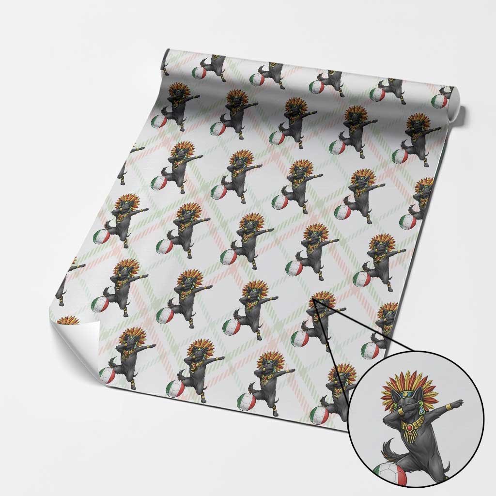 Aztec Xolo Dog Soccer Wrapping Paper Roll Mexican Heritage Fan Gift TS12 Christmas Plaid Print Your Wear